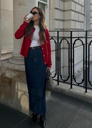 Ретро максі спідниця