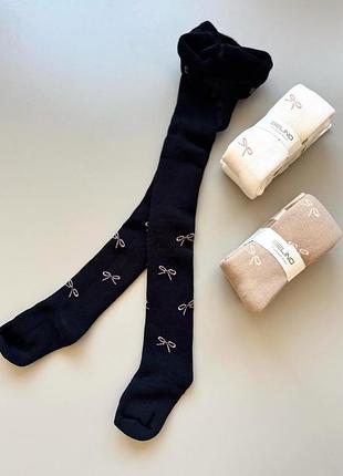 Махровые колготы для девочки