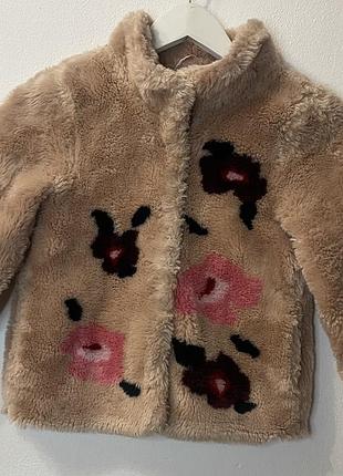 Шубка  для дівчинки 6-7 рочків 122см