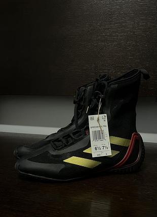 Боксерки adidas unisex speedex ultra boxing shoe black gold metallic 39 размер (24.2см)