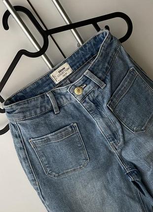 Джинси wide leg блакитний 32р. xs