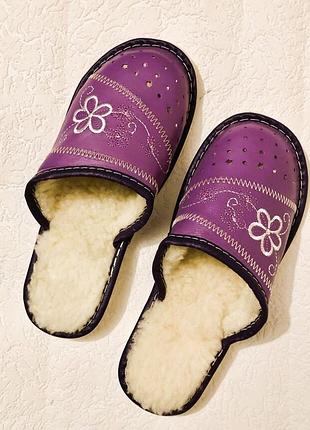 Тапки тапочки мех шерсть