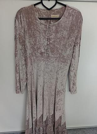 Сукня велюр мармуровий.