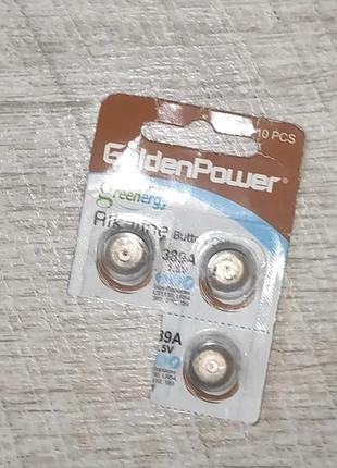Уценка батарейка golden star 389a 1.5 v. получился срок годности. цена за 3 шт.