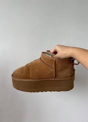 Ugg угги  натуральная замша высокая платформа 1:1 к оригиналу