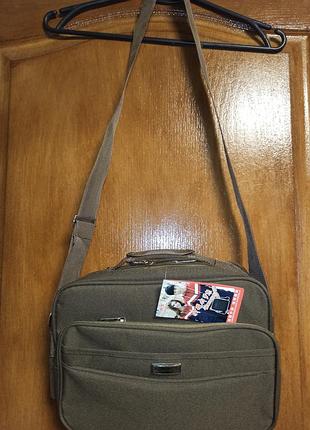 Сумка, унісекс, хакі.