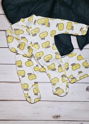 Набір чоловічок з шапочкою від 0 до 9 міс