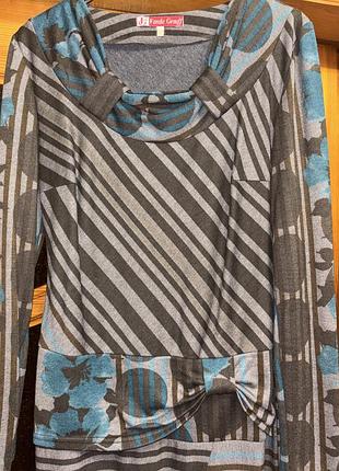 Плаття (30%вовни) шоколадного кольору