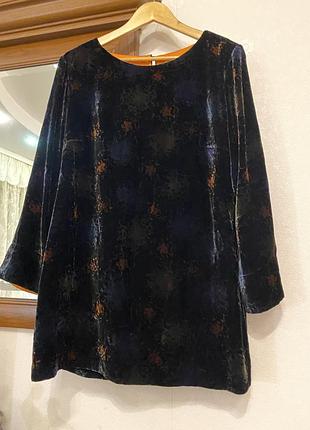 Туніка з натурального оксамиту