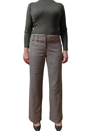 Брюки шелк с шерстью