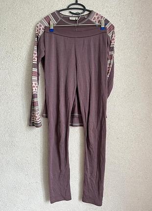 Дитячий вовняний термо костюм 146-152 см