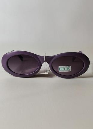 Овальные винтажные солнцезащитные очки