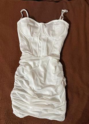 Плаття корсетне на бретелях pretty little thing