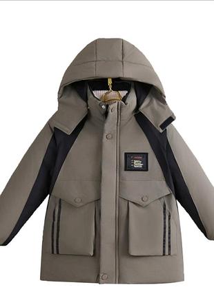 Детская зимняя куртка пуховик