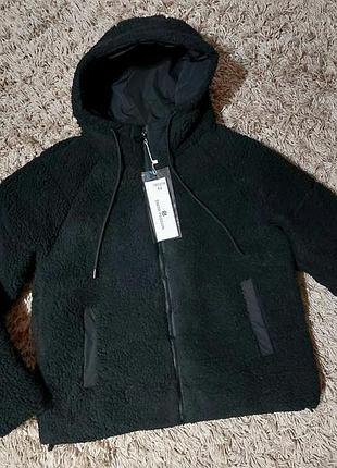 Куртка баранец с капюшоном