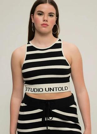 Топ топик в полоску плюс сайз великий розмір большой размер