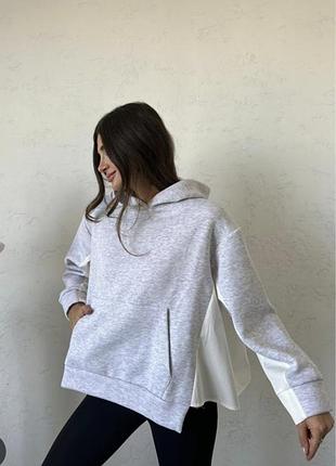Худи оверсайз женский zara 2