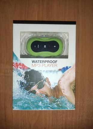 Водонепроницаемый mp3-плеер aerb 4 гб ipx8 с водонепроницаемыми наушниками