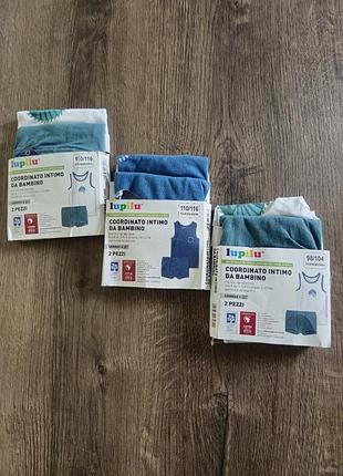 Комплект для мальчика из майки и боксеров