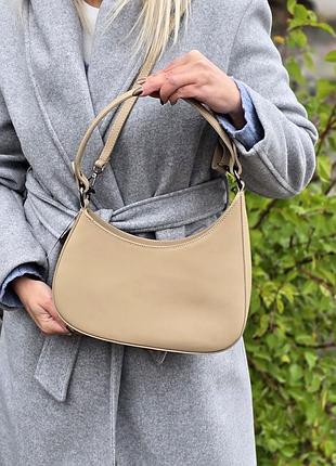 Сумка - багет virginia conti италия. натуральная кожа.