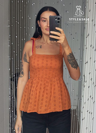 Майка з прошвою asos