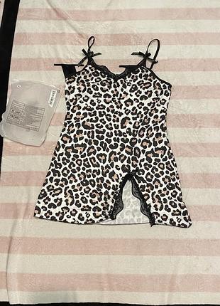 Піжама / леопардова піжама плаття