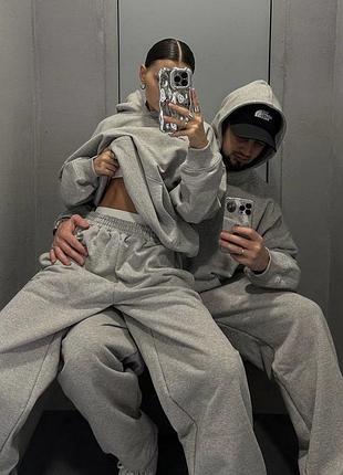 Дуже теплі спортивні костюми для пар/ спортивні костюми family look/ теплі спортивні костюми