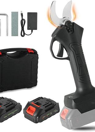 Секатор електричний 48v з двома акумуляторами та точильним каменем