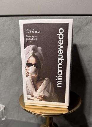 Оригінал рушник для волосся тюрбан miriam quevedo  deluxe hair turban