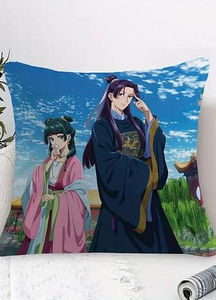 Подушка nagi no asukara уроко та героїня | декоративна подушка з аніме a lull in the sea