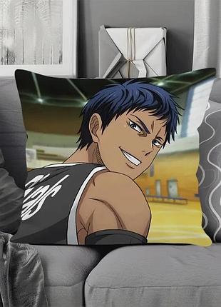 Подушка аоміне дайкі kuroko no basket – декоративна подушка з аніме-принтом