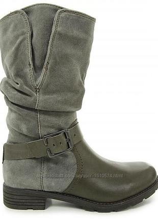 Кожаные сапоги clarks р. 37 (37.5)