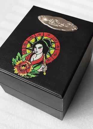 Брендовый футляр коробка для часов, оригинал - ed hardy by christian audigier