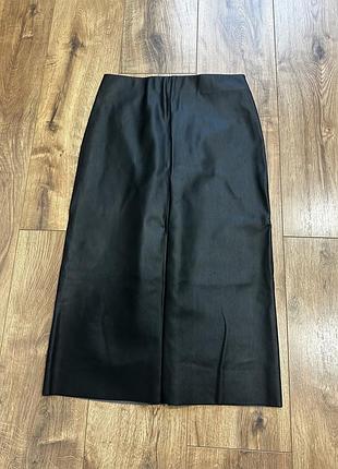 Спідниця з еко шкіри h&m