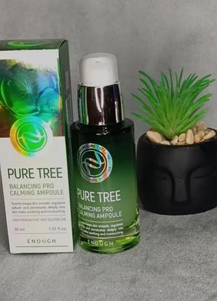 Сиворотка для обличчя enough pure tree balancing pro calming ampoule 30 мл