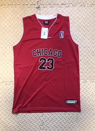 Безрукавка майка спортивна баскетбольна chicago нова