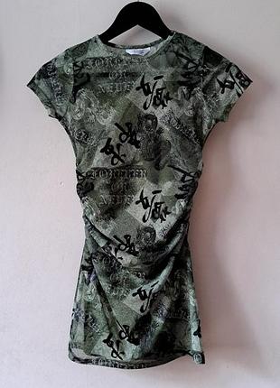 Крутое платье сетка в азиатском стиле