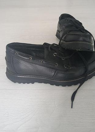 Топсайдеры кожаные мужские