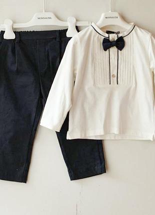 Monnalisa новий ошатний костюм на хлопчика рубашка та брюки