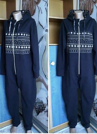 Тепла піжама, кегурумі в ідеальному стані, унісекс, 46-48-50, бавовна, поліестер, еластан, tcm tchibo