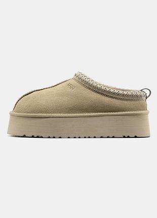 Ugg tasman platform beige уггі жіночі
