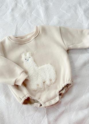 Дитячий теплий світшот боді