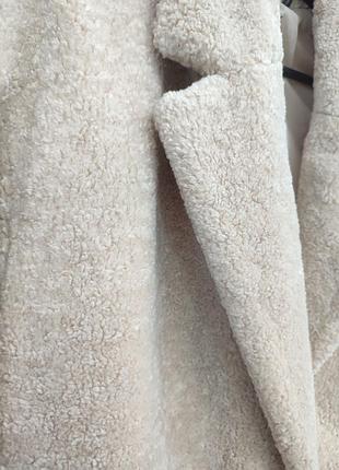 Шубка искусственная женская, слоновая кость цвет,размер 38,40