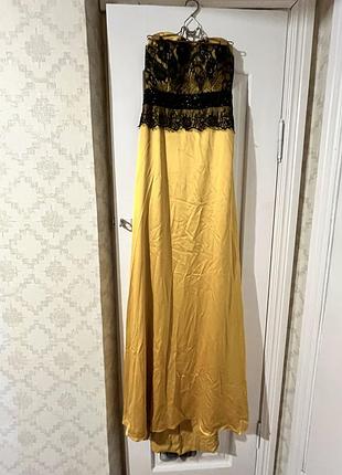 Сукня вечірня до підлоги зі шлейфом, на випускний, для танцю