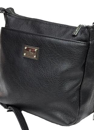 Сумка жіноча valetta чорна 22*25*12 (україна)