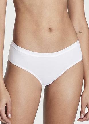 Трусики білі бавовняні victoria’s secret розмір s. вікторія сікрет