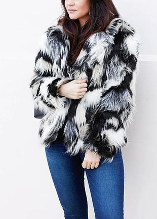 Стильная брендовая зимняя шуба кожушек автоледи