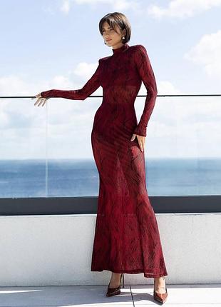 3 кольори! жіноча максі сукня у сіточку, облягаюча, базова, футляр, довге плаття з сітки, сітка, з принтом, вечірня, базова, гольф, прозора