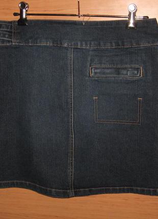 Юбка джинсовая colin's мини, размер s оригинальный дизайн2 фото