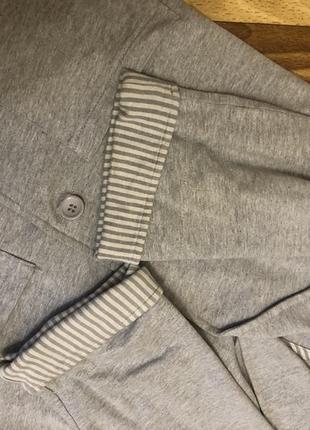 Трикотажный пиджак - блейзер  бойфренд от тм denim co.5 фото